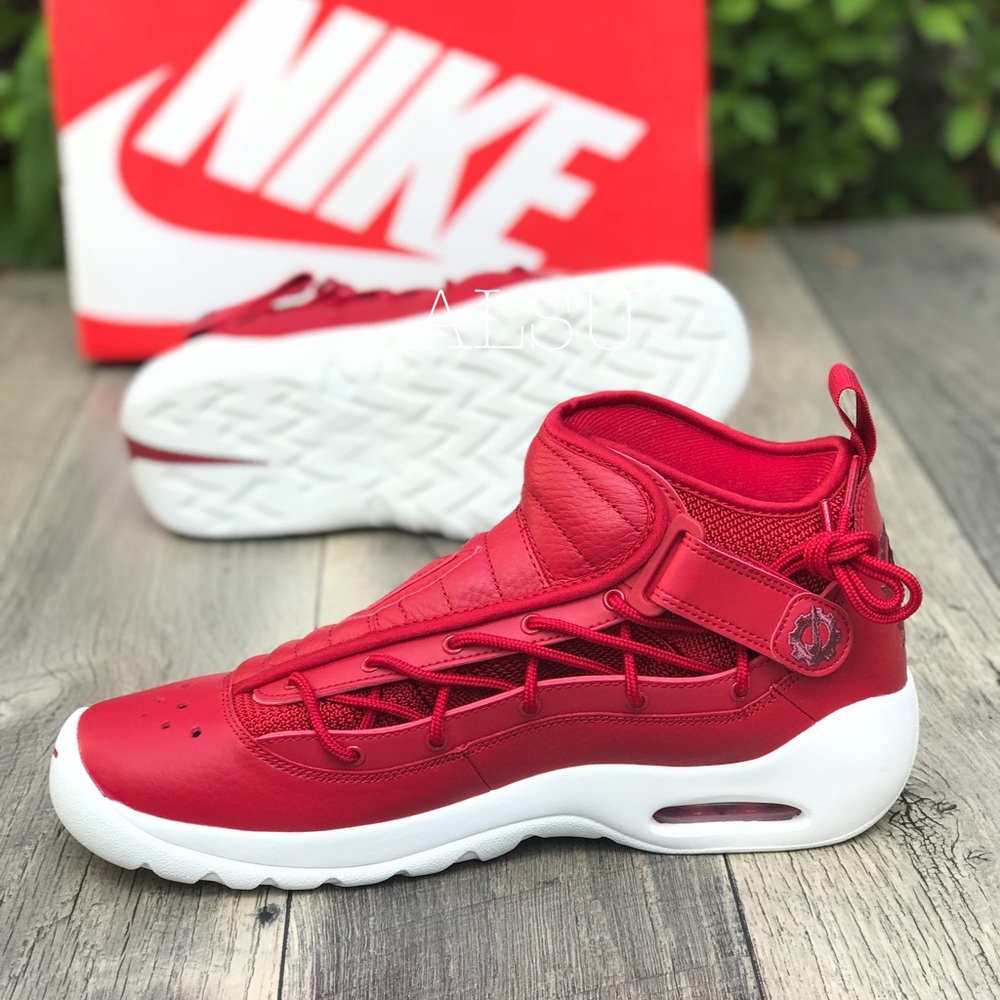 Nike Air Shake Ndestrukt Gum Red Men’s AUTHENTIC - Picture 6 of 8